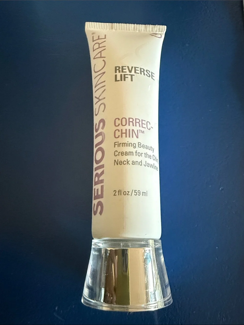 Serious Skincare Reverse Lift Correc-Chin Firming Cream Neck Jawline 2oz NEW